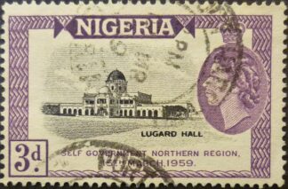 Nigeria 1959 SG083 3d black & purple