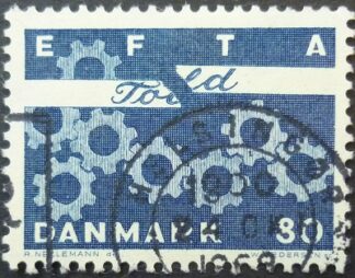 Denmark 1967 SG482 80 ore blue