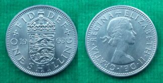 Elizabeth II shilling S4147 1963 English UNC