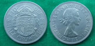 Elizabeth II halfcrown S4145 1963