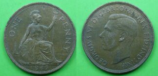George VI penny S4114 1947