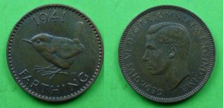 George VI farthing S4116 1941