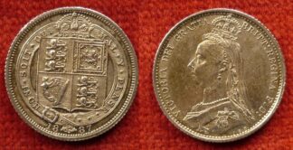 Victoria sixpence 1887