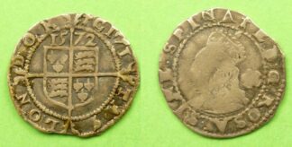 Elizabeth I threehalfpence 1572