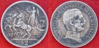Italy 2 lire 1917