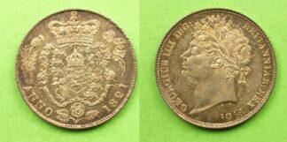 George IV sixpence 1821