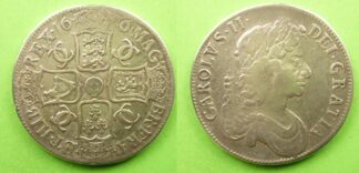 Charles II crown 1676 V.OCTAVO
