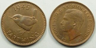 George VI farthing 1945
