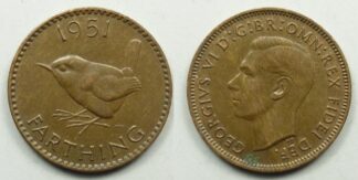 George VI farthing 1951