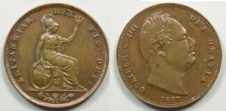 William IIII farthing 1837