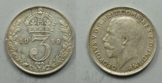 George V threepence 1919