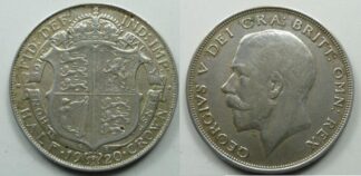 George V halfcrown 1920