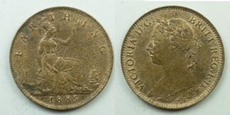 Victoria farthing 1885