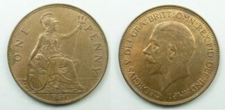 George V penny 1930