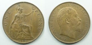 Edward VII penny 1902