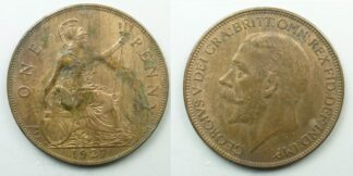 George V penny 1927