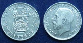 George V sixpence 1925