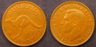 Australia penny 1939