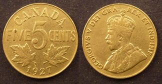 Canada 5 cents 1927