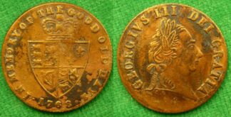 George III token 1768