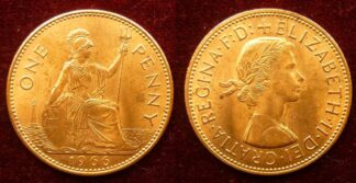 Elizabeth II penny 1966