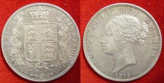 Victoria halfcrown 1874