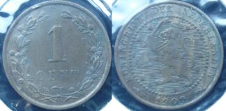 Netherlands 1 cent 1900