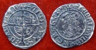 Henry VIII half groat 1526 Canterbury