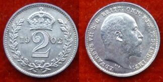 Edward VII maundy twopence 1902