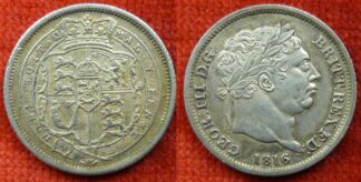 George III shilling 1816