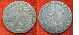 George III shilling 1787