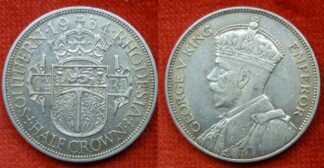 Southern Rhodesia halfcrown 1934