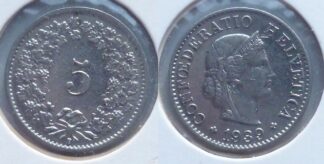 Switzerland 5 rappen 1939