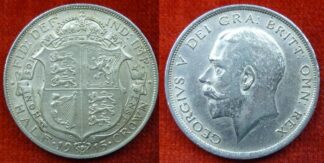 George V halfcrown 1915