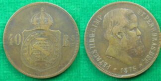 Brazil 40 reis 1875