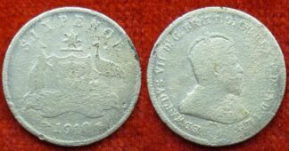 Australia sixpence 1910