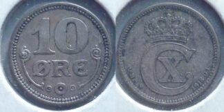 Denmark 10 ore 1918