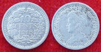 Netherlands 10 cents 1918