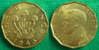 George VI threepence 1943