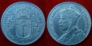 Southern Rhodesia halfcrown 1934