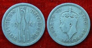Southern Rhodesia threepence 1941