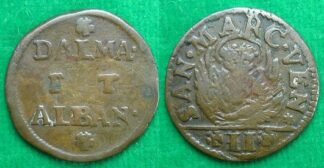 Venice Dalma et Albani 2 soldi c1650
