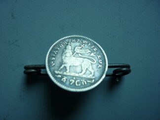 Clip with Ethiopian silver coin