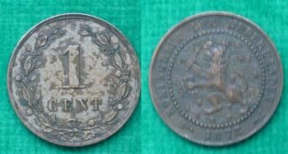 Netherlands 1 cent 1878