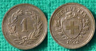 Switzerland 1 rappen 1932 UNC
