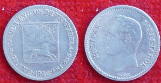 Venezuela 1/4 bolivar 1946