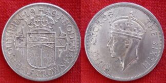 Southern Rhodesia halfcrown 1949