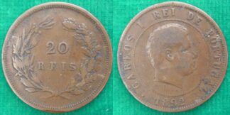 Portugal 20 reis 1892