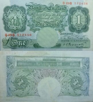 Peppiatt one pound note