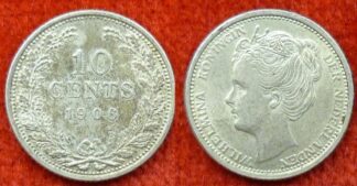 Netherlands 10 cents 1906